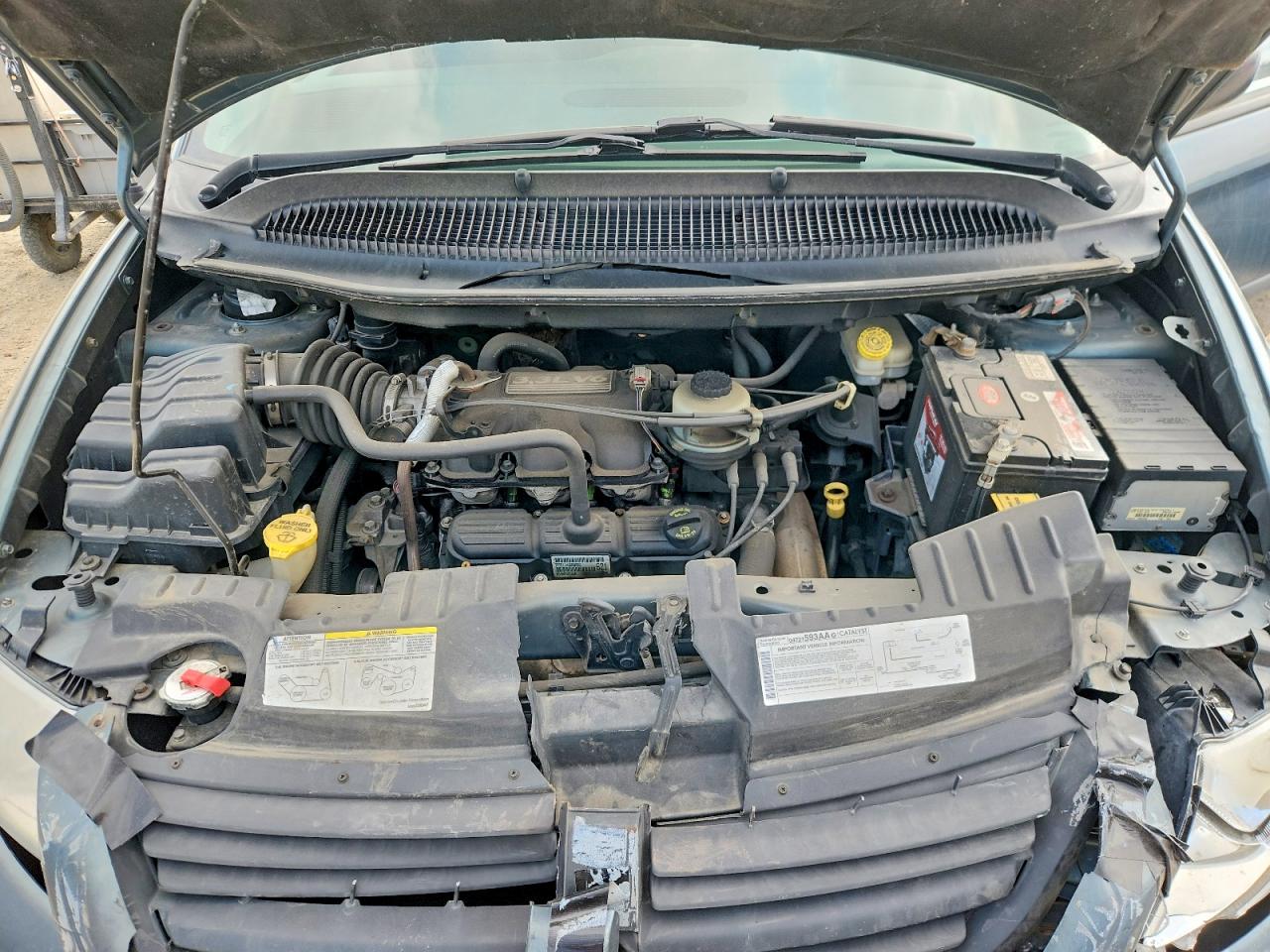 2006 Dodge Caravan Se Teal vin: 1D4GP25R36B711463
