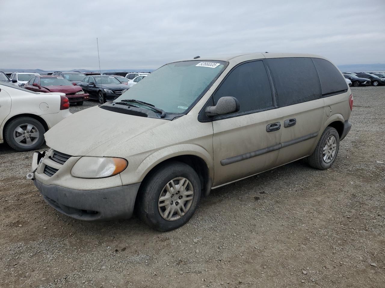 2007 Dodge Caravan Se Gold vin: 1D4GP25R57B236397