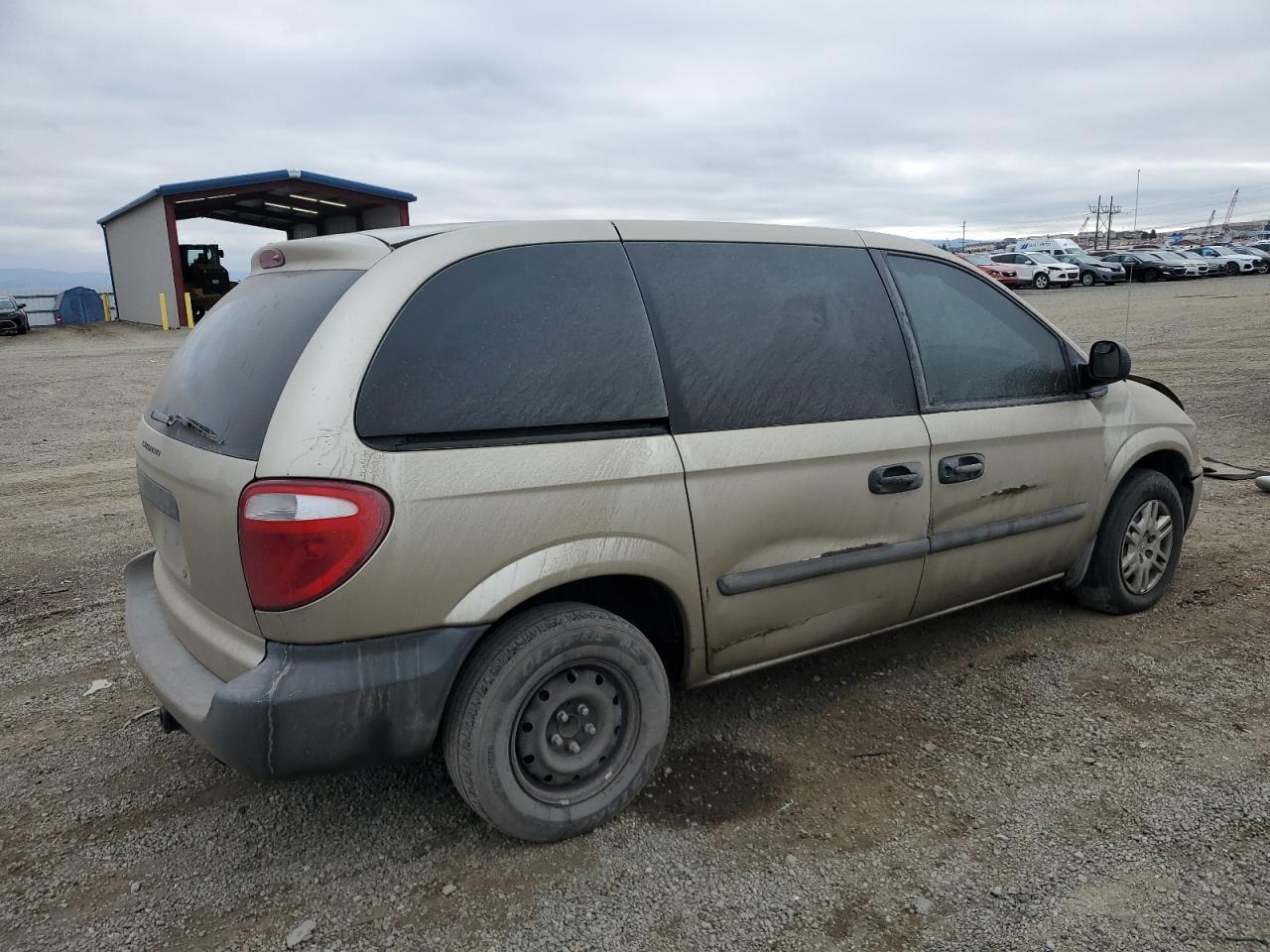 2007 Dodge Caravan Se Золотой vin: 1D4GP25R57B236397