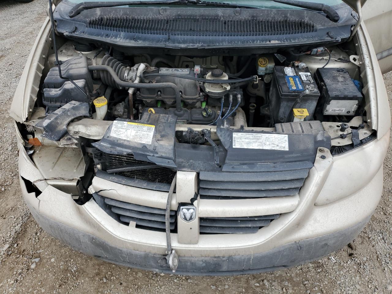 2007 Dodge Caravan Se Золотой vin: 1D4GP25R57B236397