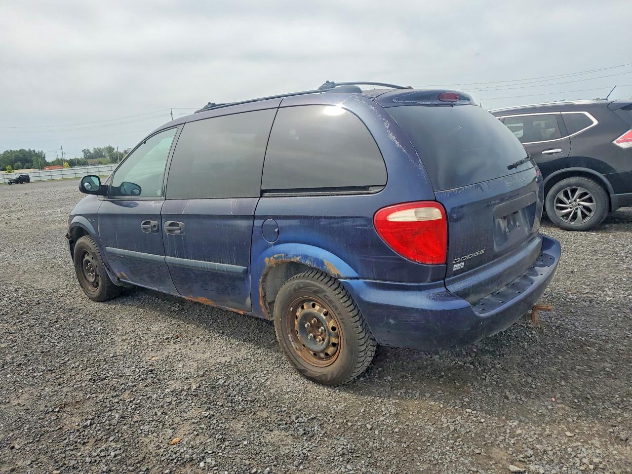 2005 Dodge Caravan Se Blue vin: 1D4GP25R65B148858