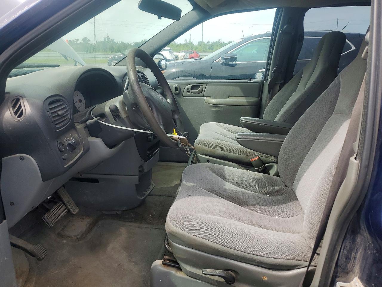2005 Dodge Caravan Se Blue vin: 1D4GP25R65B148858