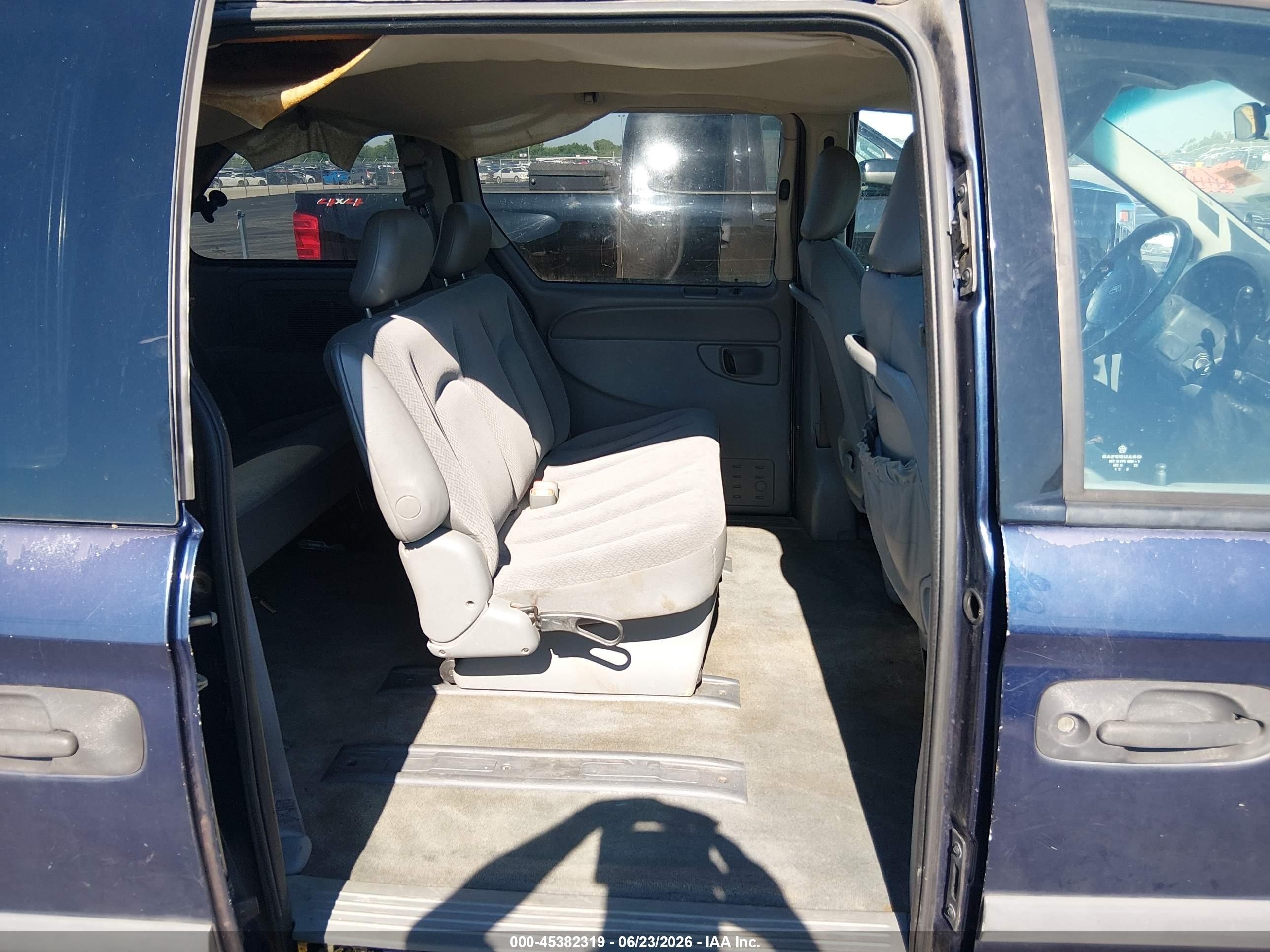 2006 Dodge Caravan Se Blue vin: 1D4GP25R96B620262