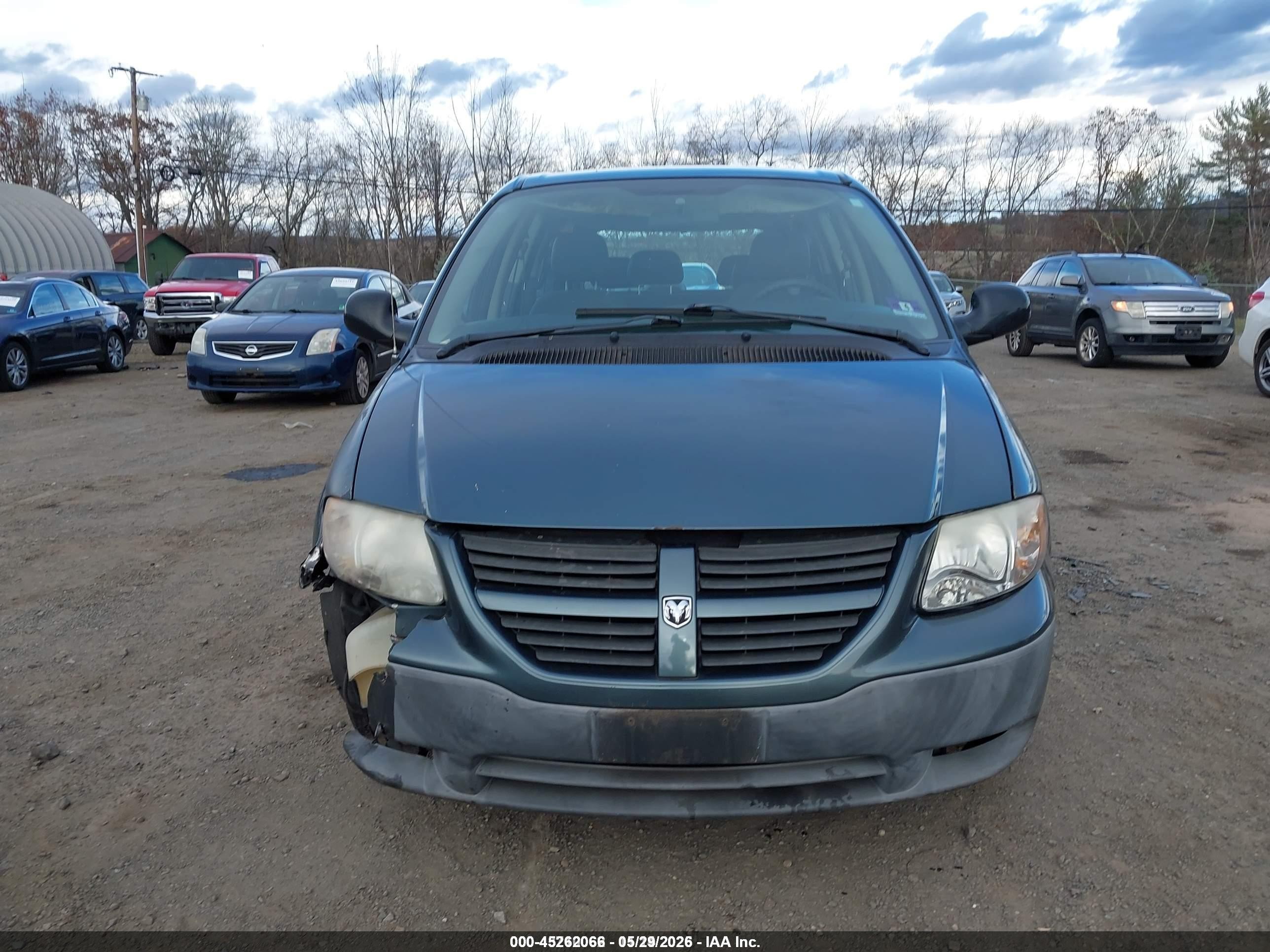 2006 Dodge Caravan Se Зеленый vin: 1D4GP25R96B668960