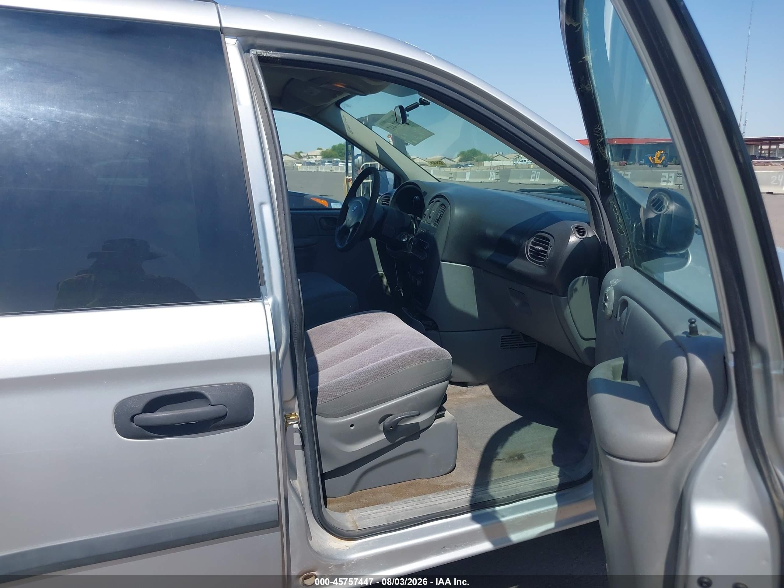 2006 Dodge Caravan Se Silver vin: 1D4GP25R96B741504