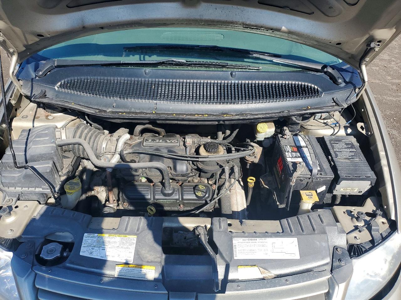 2007 Dodge Caravan Se Beige vin: 1D4GP25R97B142393