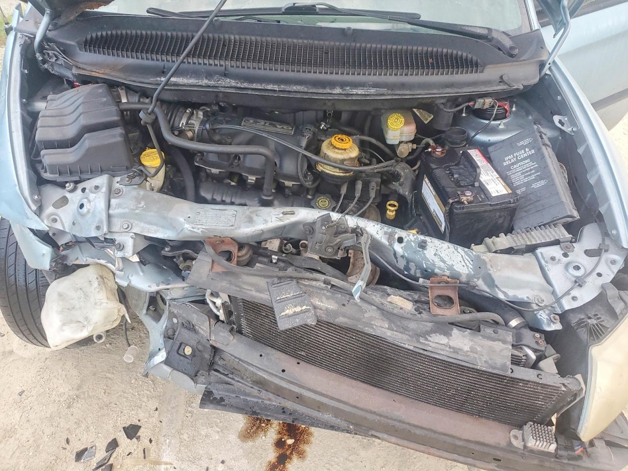 2003 Dodge Caravan Se Синий vin: 1D4GP25RX3B245171