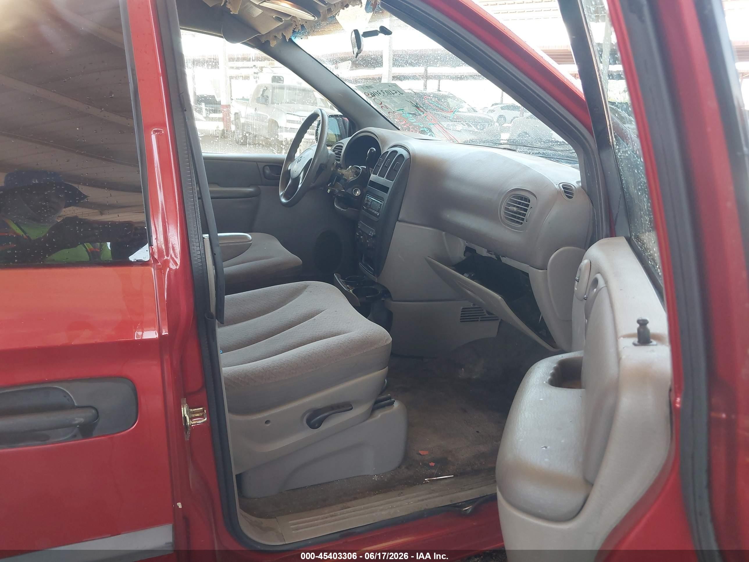 2003 Dodge Caravan Se Maroon vin: 1D4GP25RX3B299084