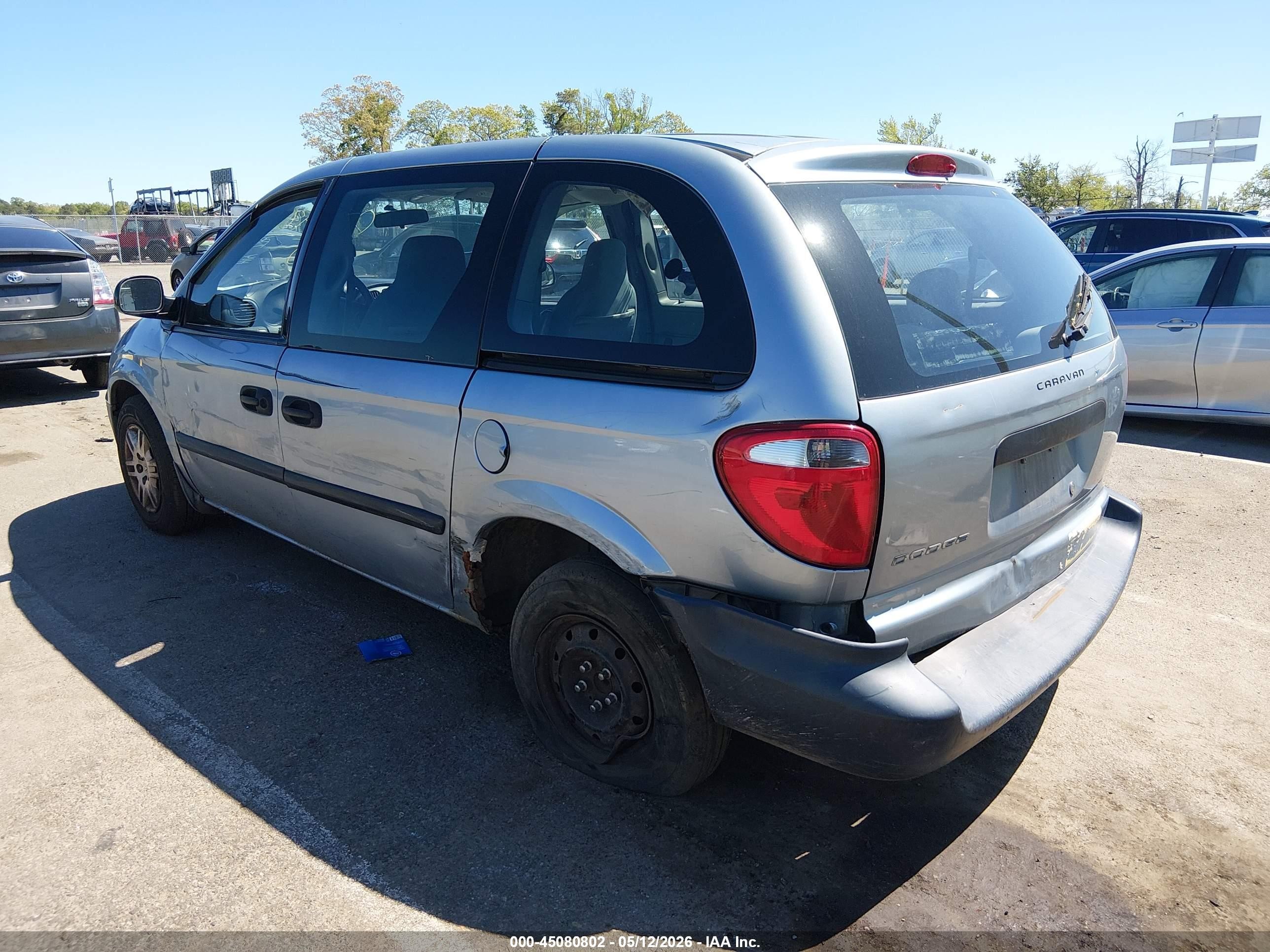 2005 Dodge Caravan Se Синий vin: 1D4GP25RX5B134350