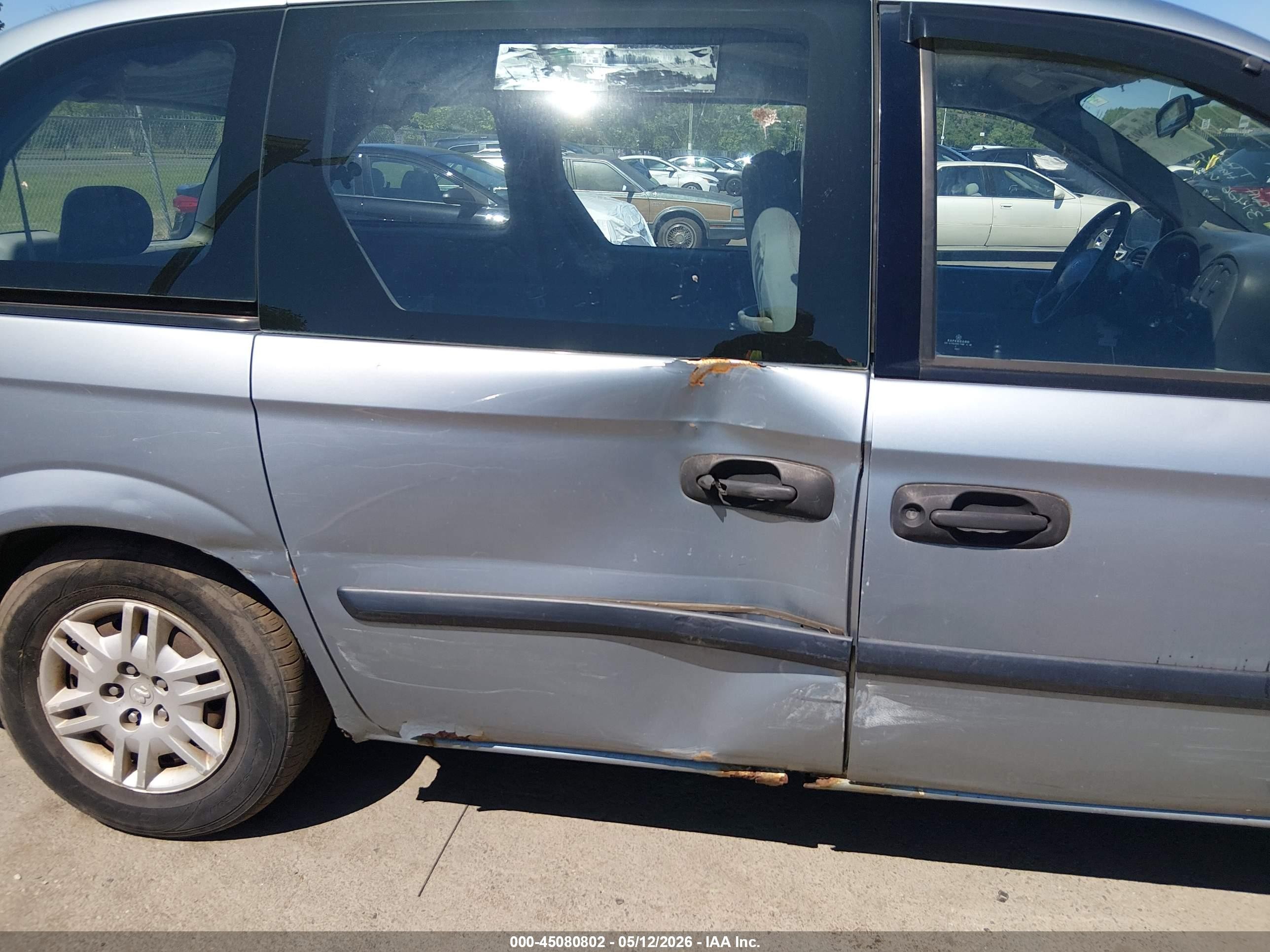 2005 Dodge Caravan Se Синий vin: 1D4GP25RX5B134350