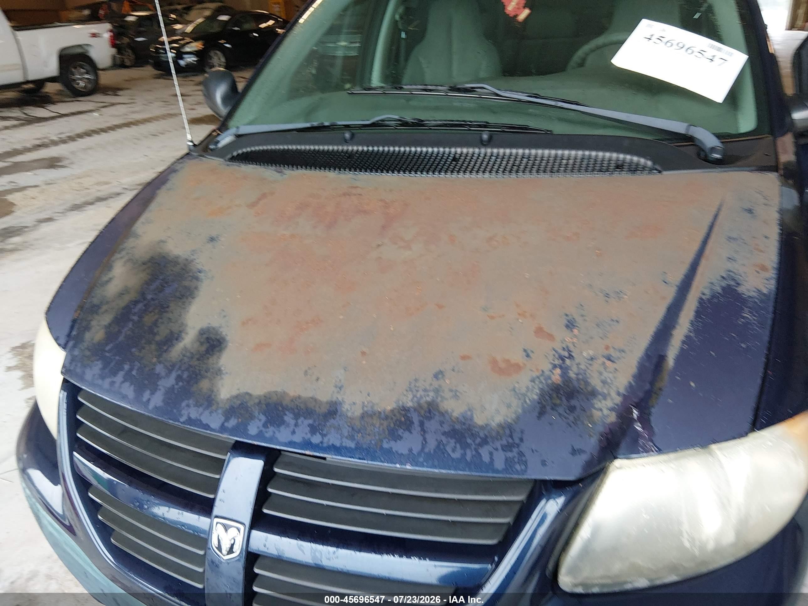 2005 Dodge Caravan Se Blue vin: 1D4GP25RX5B210990