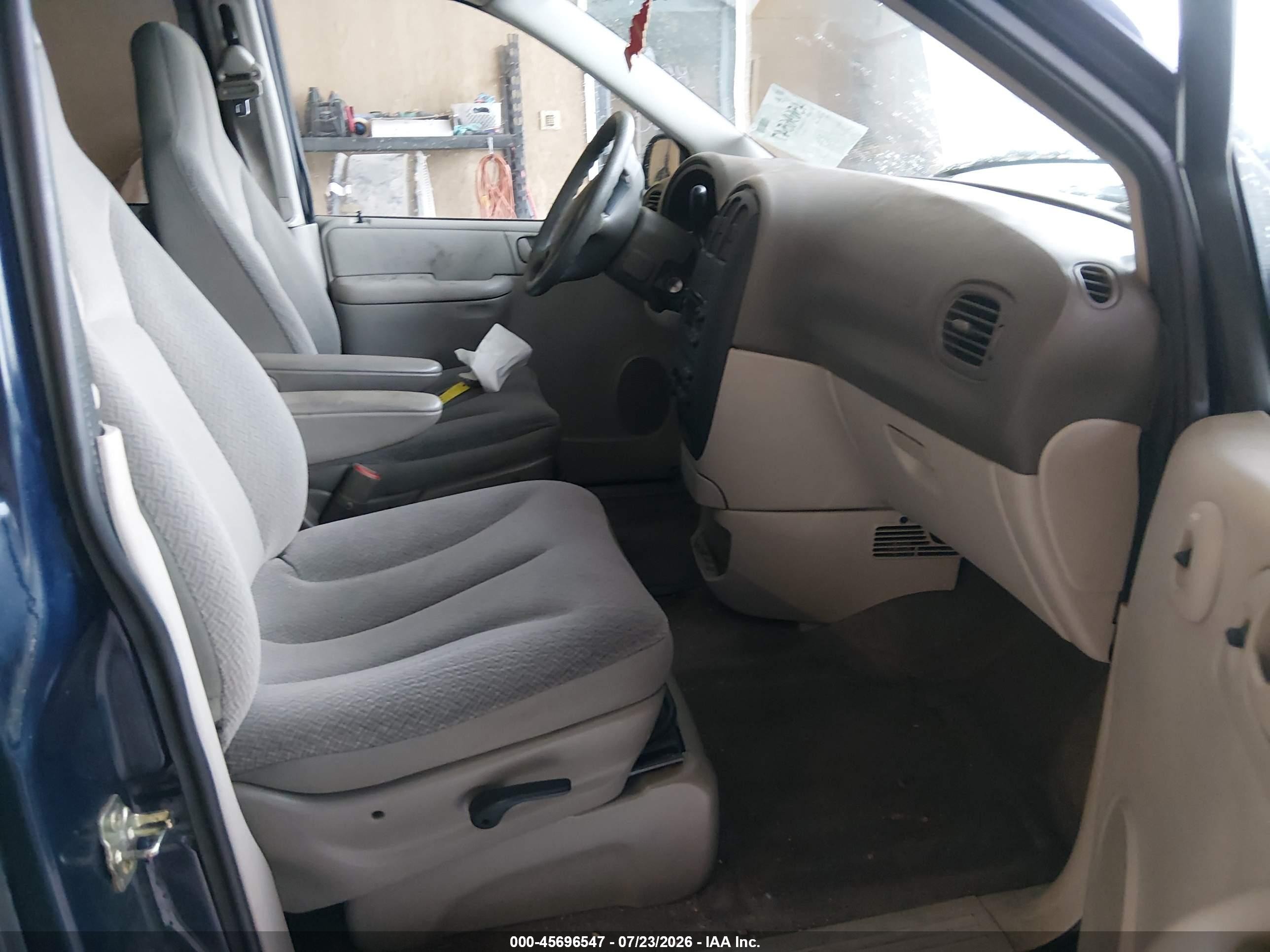 2005 Dodge Caravan Se Blue vin: 1D4GP25RX5B210990