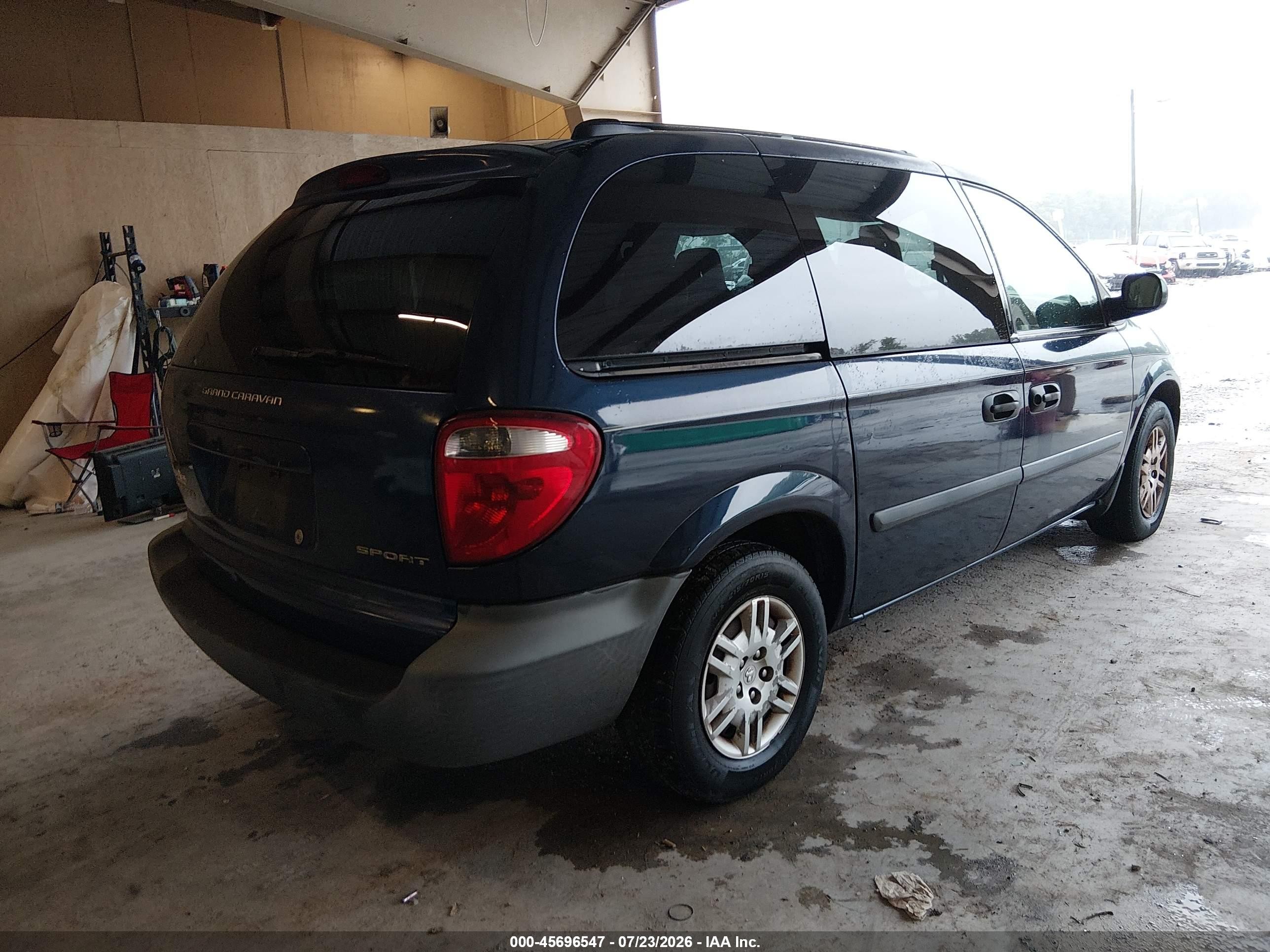 2005 Dodge Caravan Se Blue vin: 1D4GP25RX5B210990