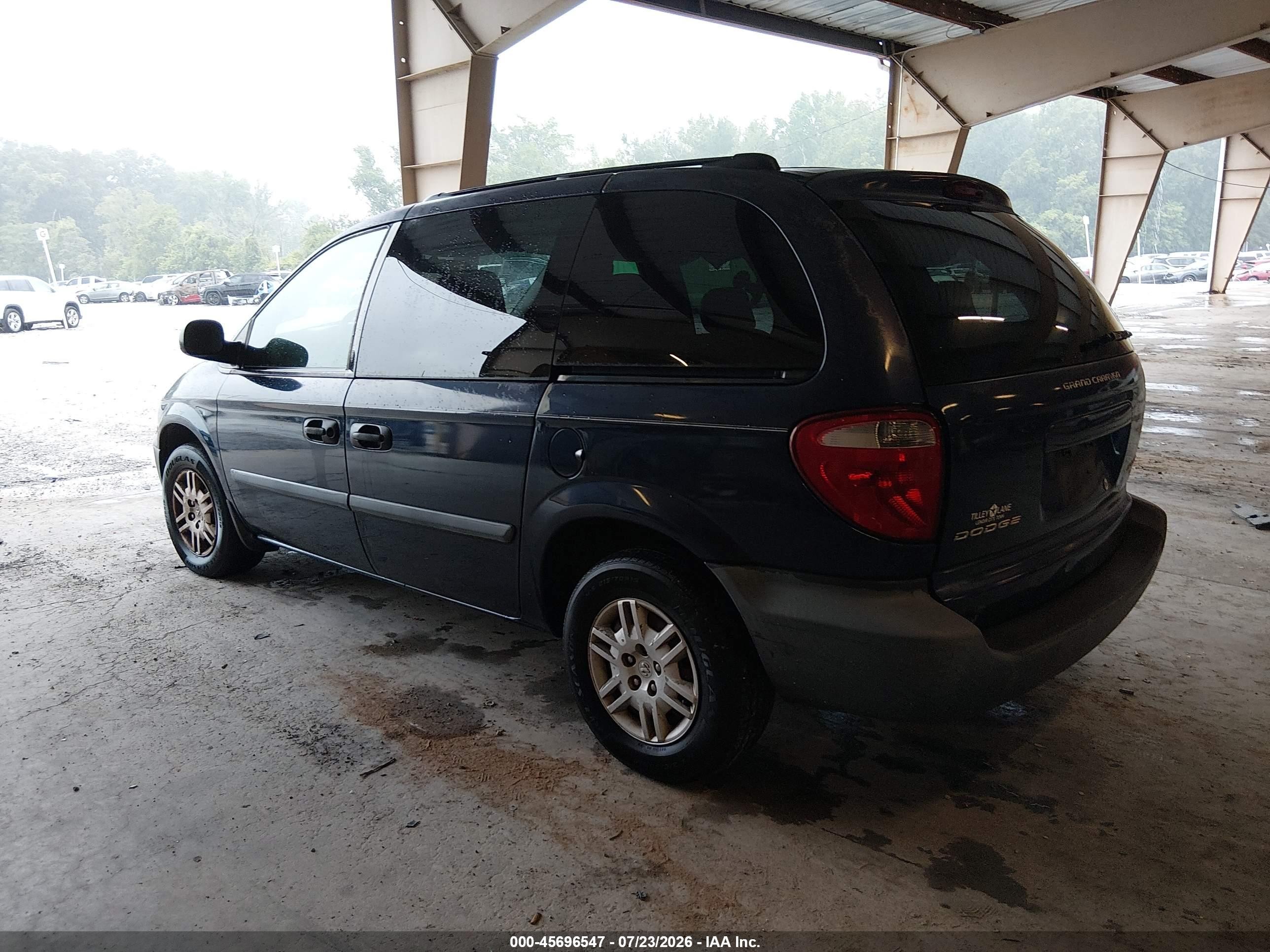 2005 Dodge Caravan Se Blue vin: 1D4GP25RX5B210990