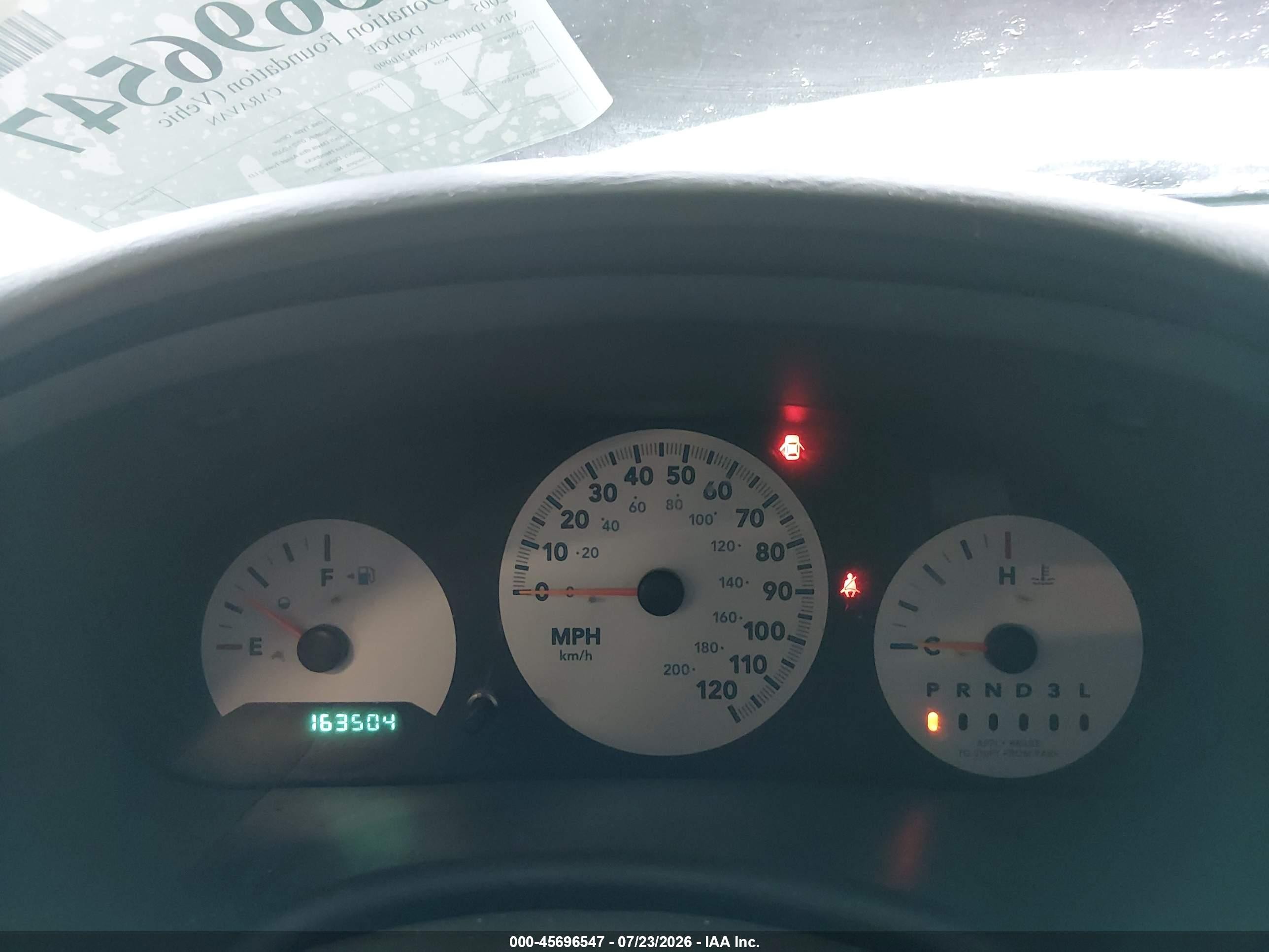 2005 Dodge Caravan Se Blue vin: 1D4GP25RX5B210990
