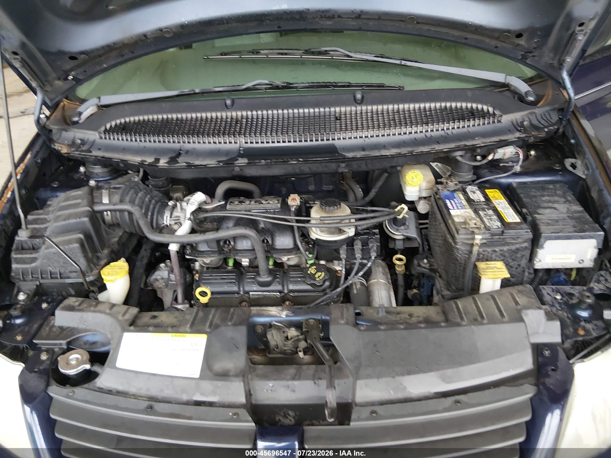 2005 Dodge Caravan Se Blue vin: 1D4GP25RX5B210990