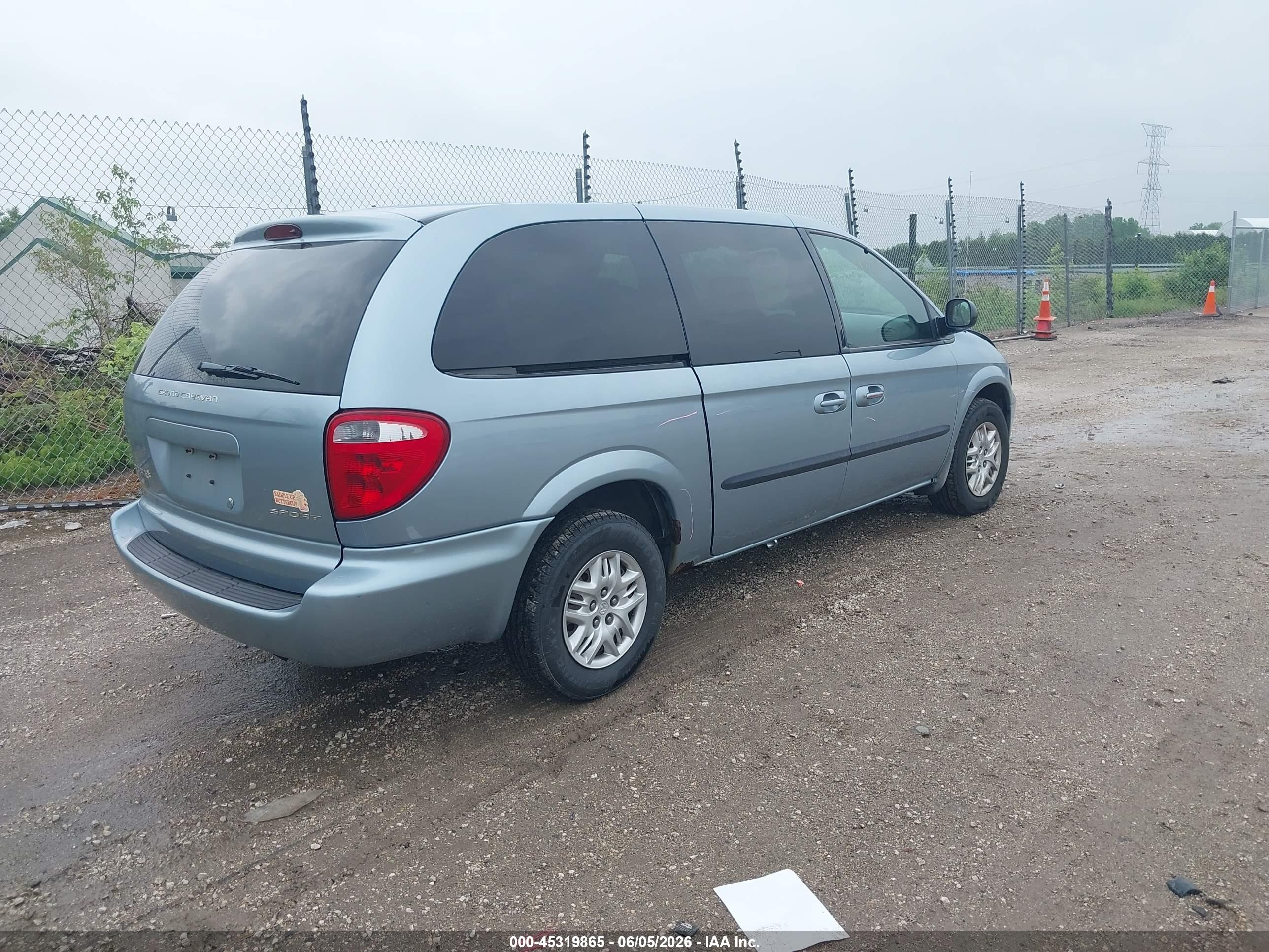2003 Dodge Grand Caravan Sport Blue vin: 1D4GP44R33B333122