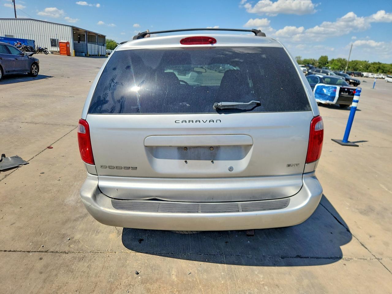 2006 Dodge Caravan Sxt Silver vin: 1D4GP45R06B660306