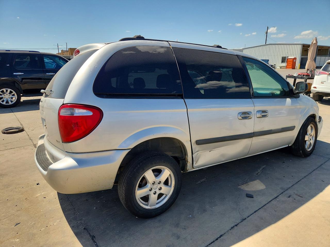 2006 Dodge Caravan Sxt Silver vin: 1D4GP45R06B660306