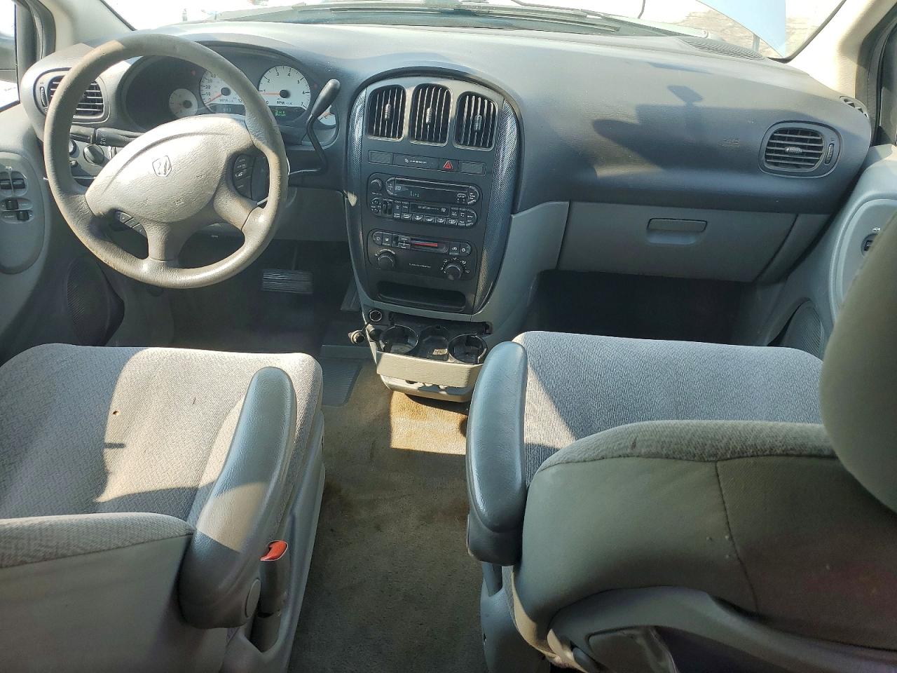2006 Dodge Caravan Sxt Blue vin: 1D4GP45R26B502159