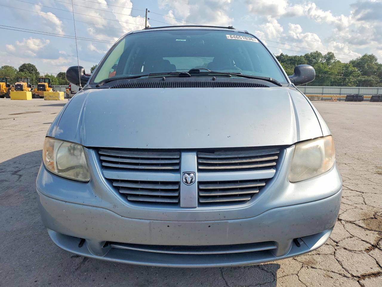 2006 Dodge Caravan Sxt Blue vin: 1D4GP45R26B502159
