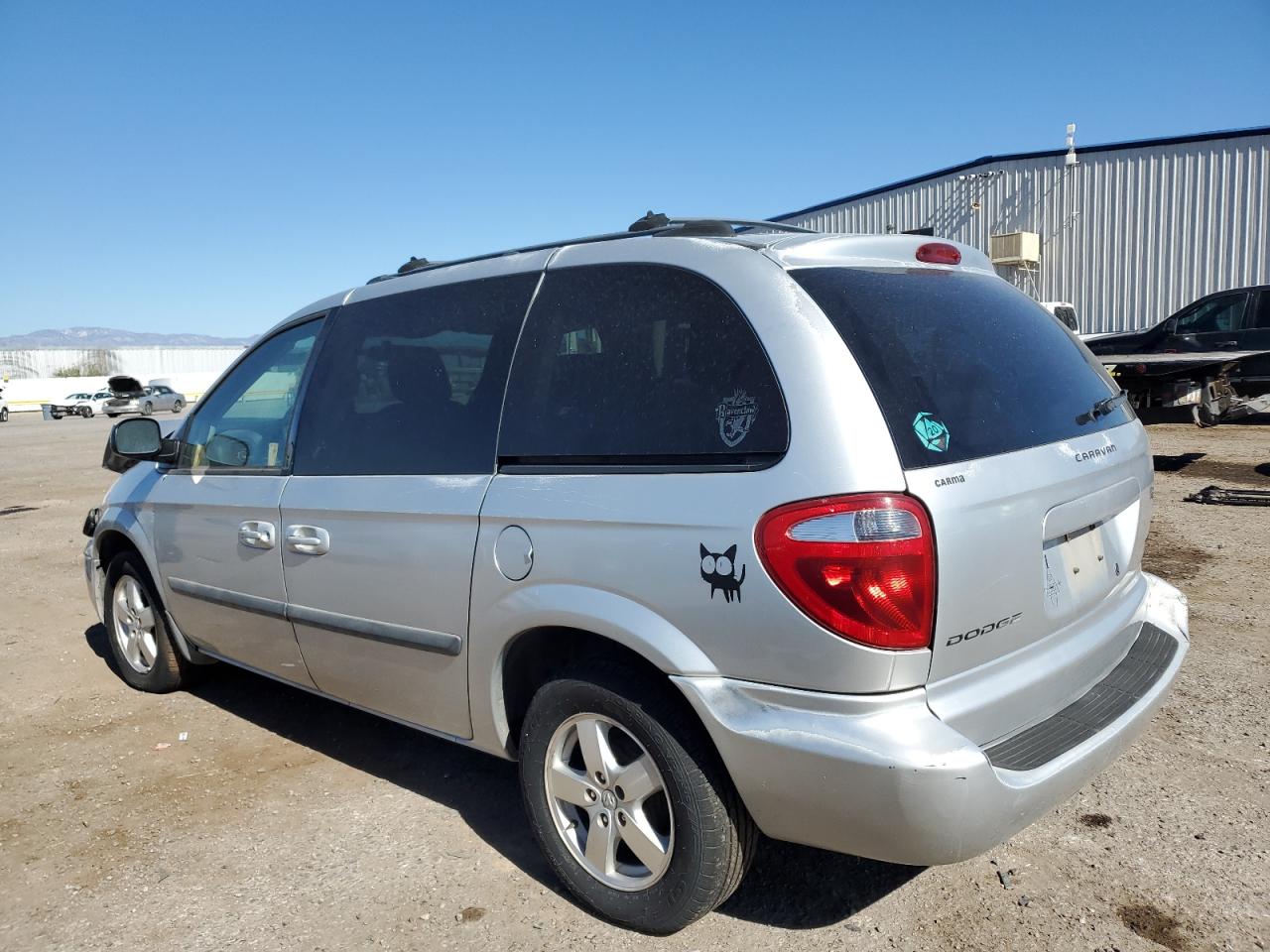 2006 Dodge Caravan Sxt Серебряный vin: 1D4GP45R26B509662