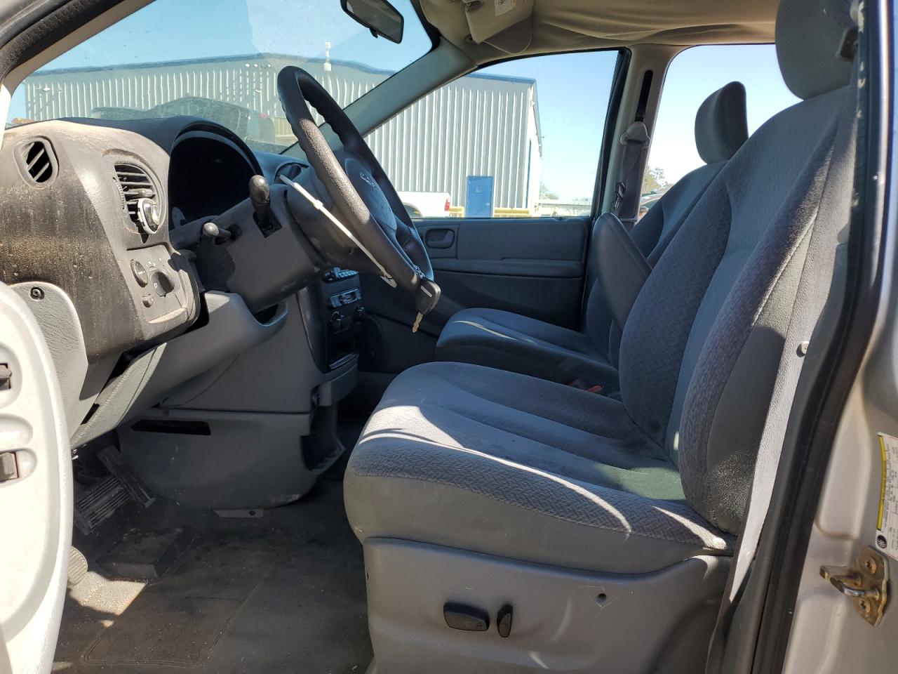 2006 Dodge Caravan Sxt Серебряный vin: 1D4GP45R26B509662