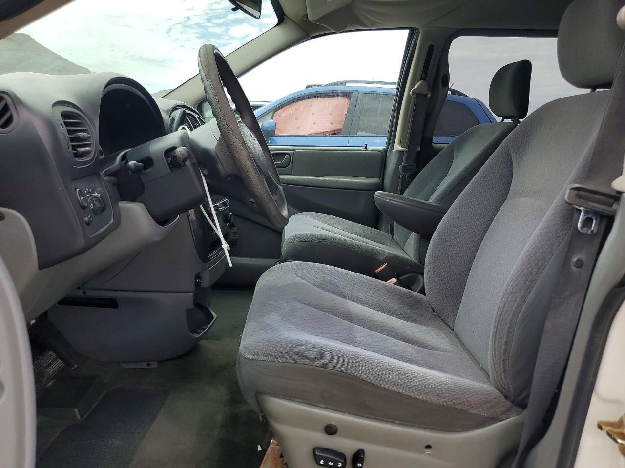 2006 Dodge Caravan Sxt White vin: 1D4GP45R26B609115