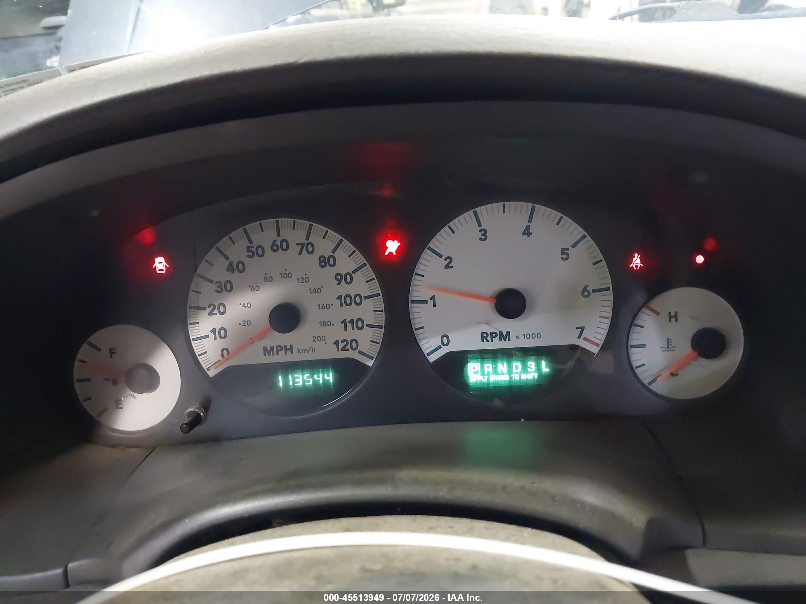 2007 Dodge Caravan Sxt Purple vin: 1D4GP45R27B154090