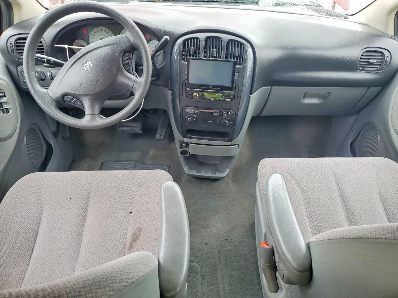 2007 Dodge Caravan Sxt Burgundy vin: 1D4GP45R27B161279