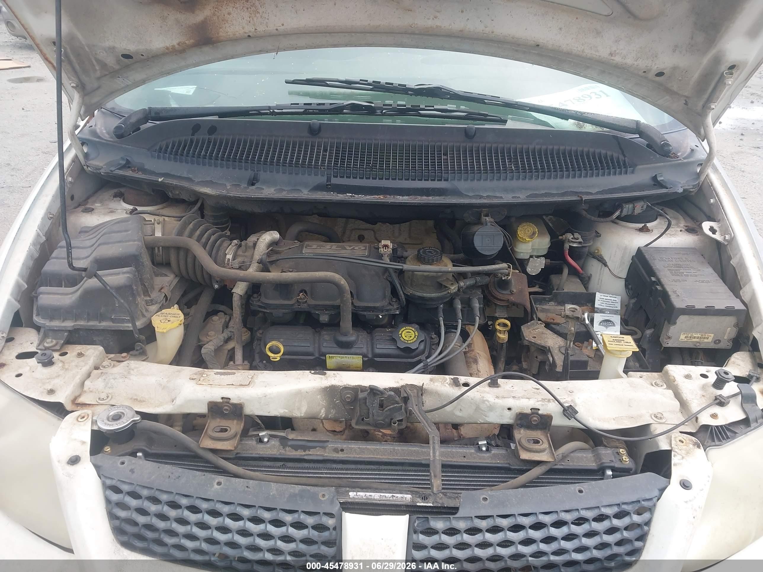 2004 Dodge Caravan Sxt Кремовый vin: 1D4GP45R34B561492
