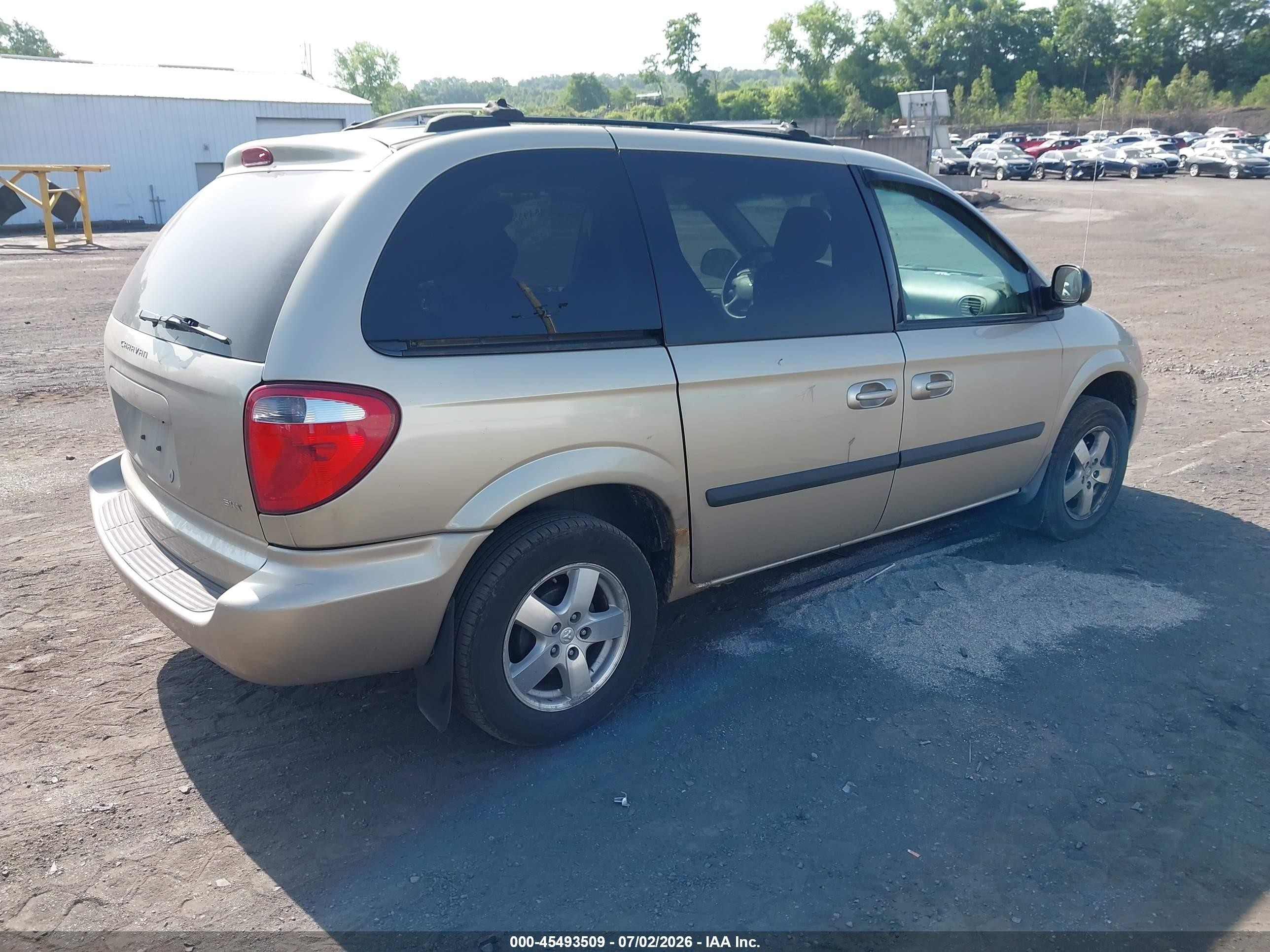 2005 Dodge Caravan Sxt Gold vin: 1D4GP45R35B287227