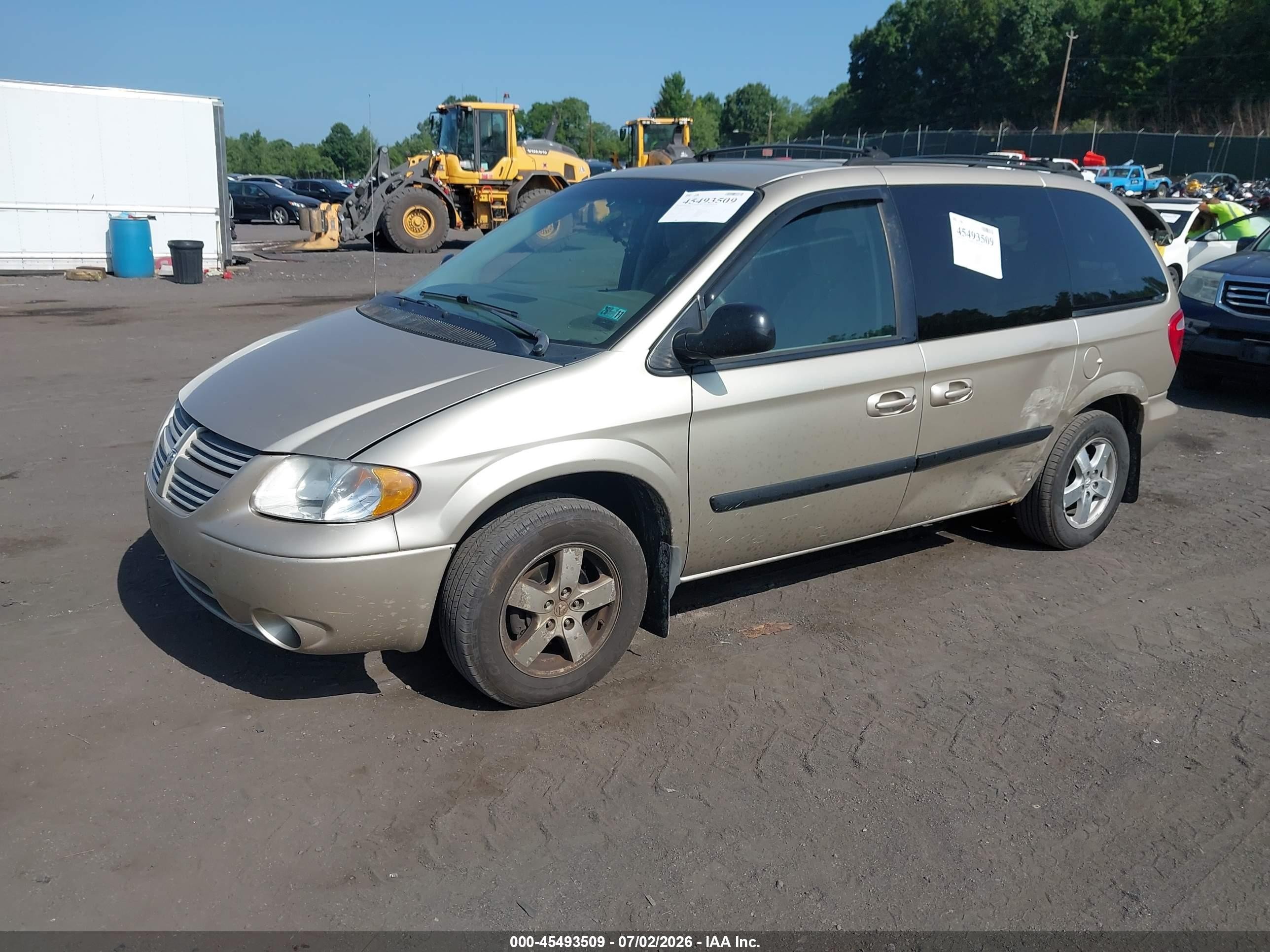 2005 Dodge Caravan Sxt Gold vin: 1D4GP45R35B287227