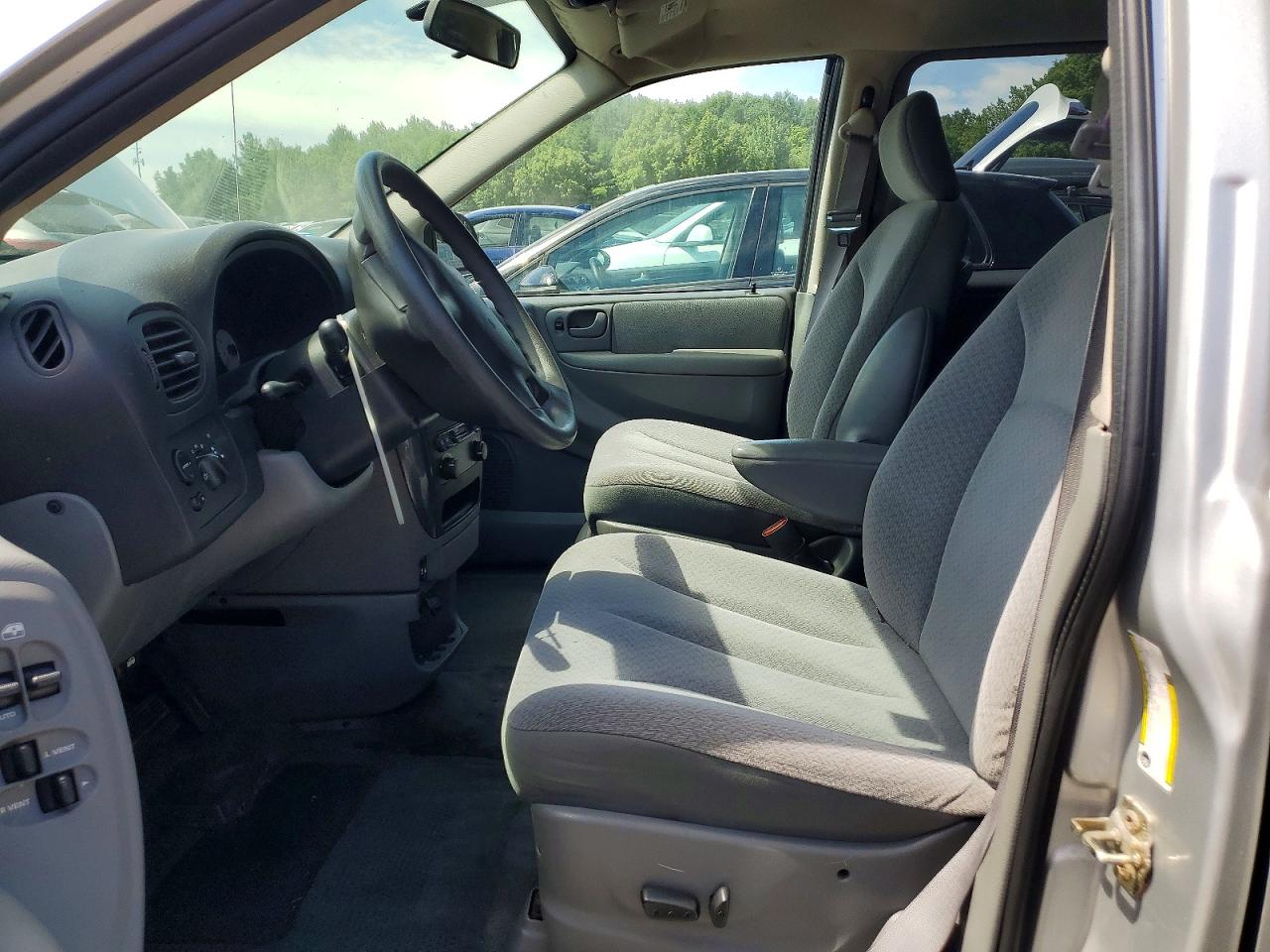 2006 Dodge Caravan Sxt Silver vin: 1D4GP45R36B502140