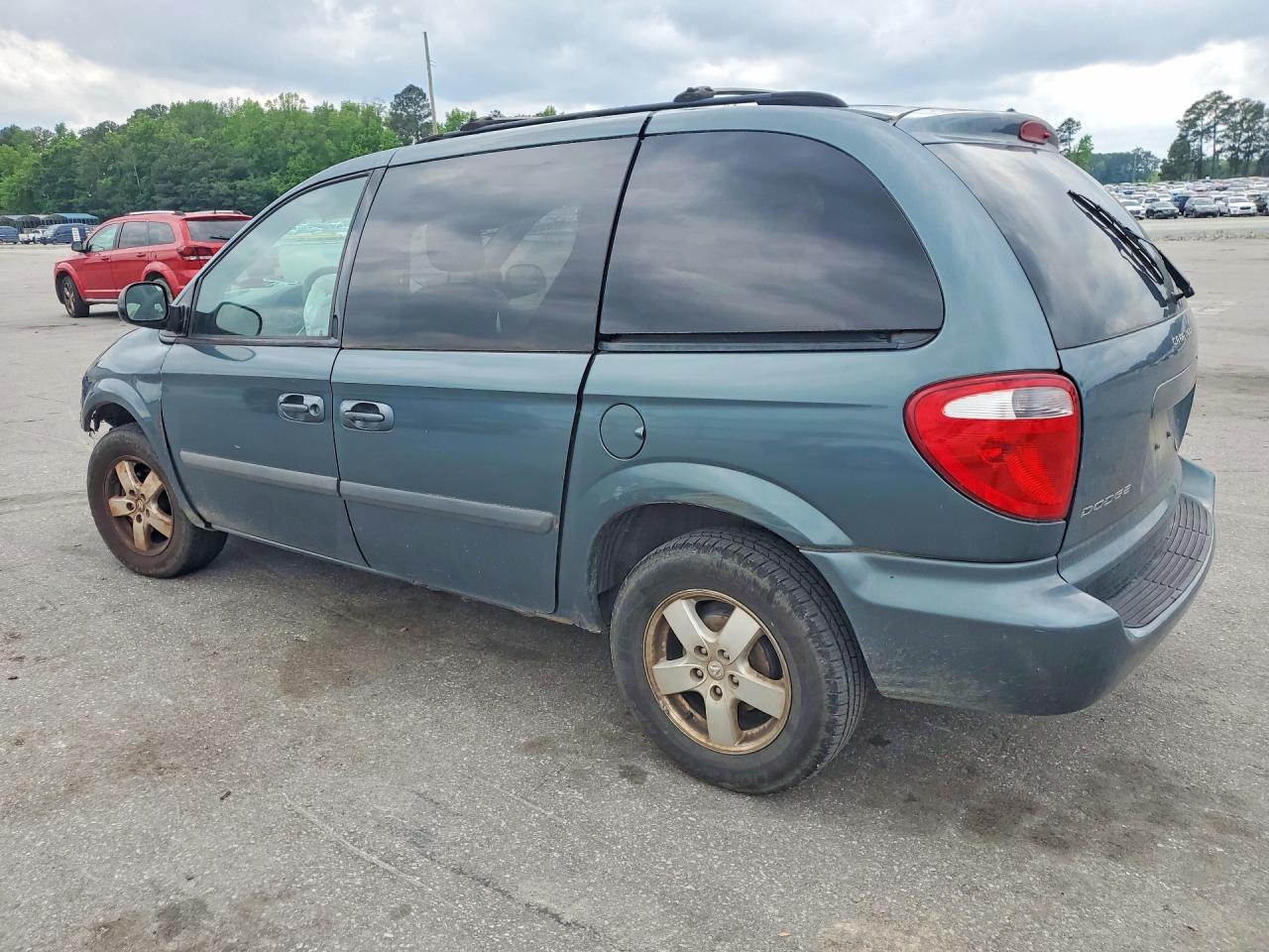 2006 Dodge Caravan Sxt Green vin: 1D4GP45R36B743681