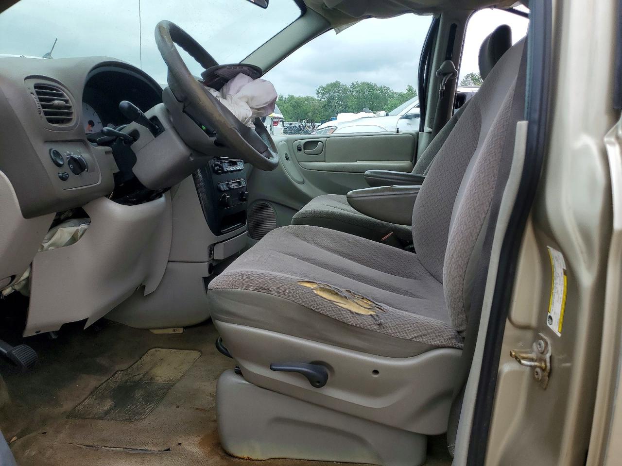 2006 Dodge Caravan Sxt Золотой vin: 1D4GP45R36B747777