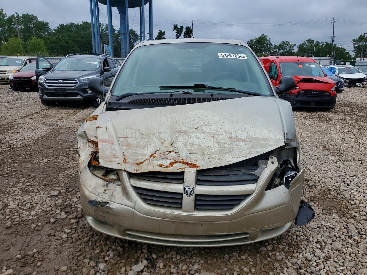 2006 Dodge Caravan Sxt Золотой vin: 1D4GP45R36B747777