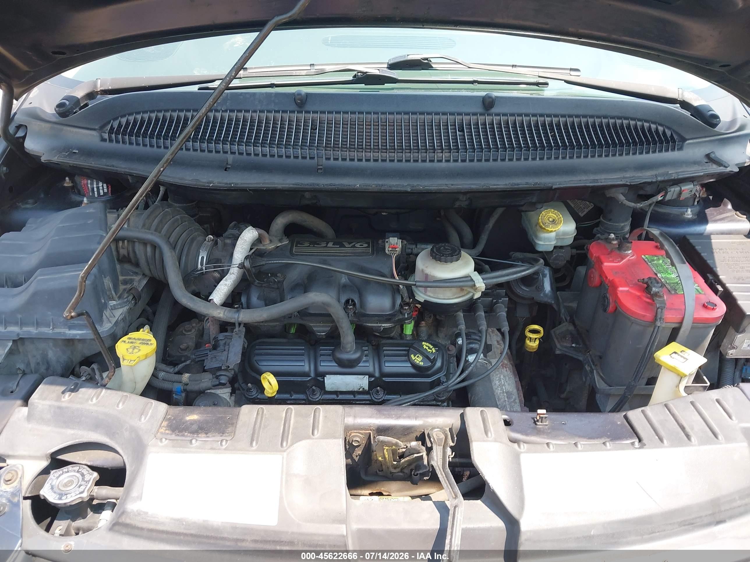 2007 Dodge Caravan Sxt Black vin: 1D4GP45R37B198437