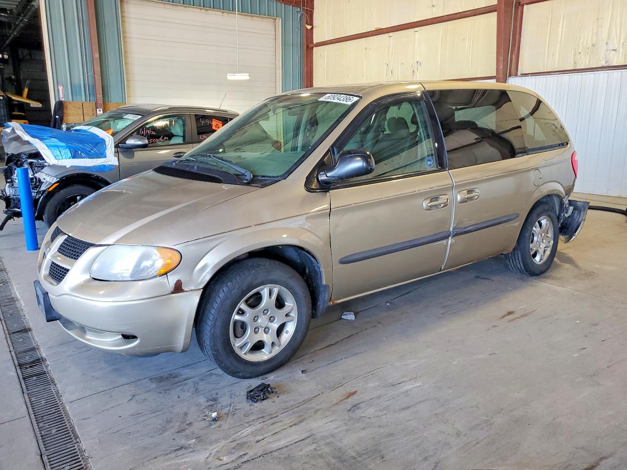 2004 Dodge Caravan Sxt Tan vin: 1D4GP45R44B509546