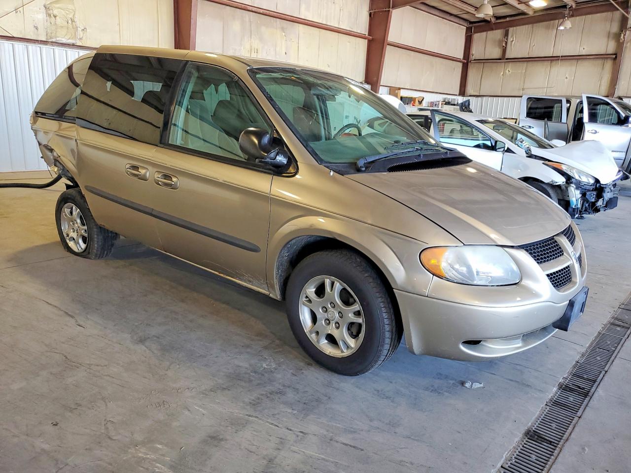 2004 Dodge Caravan Sxt Tan vin: 1D4GP45R44B509546