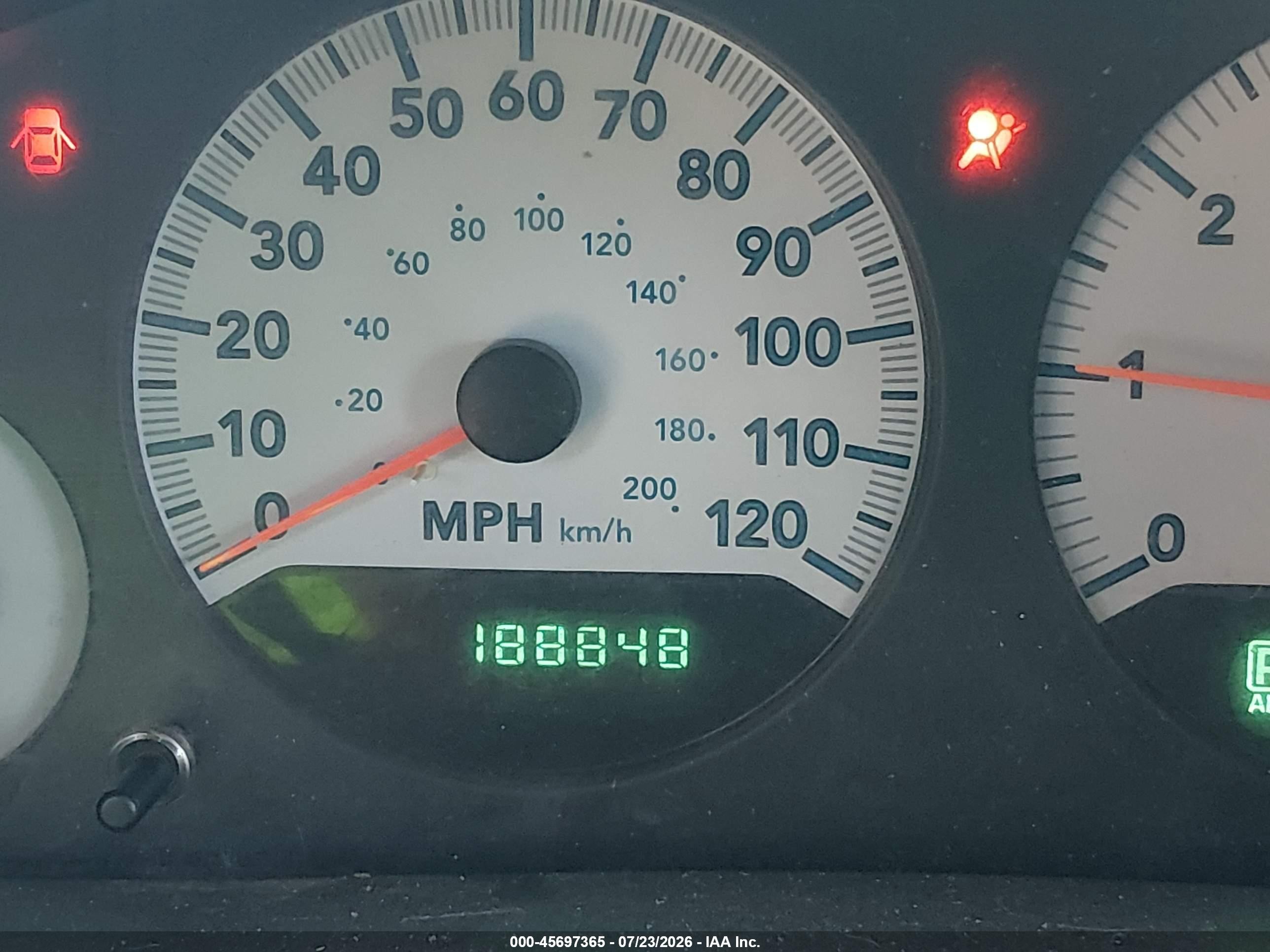 2006 Dodge Caravan Sxt Blue vin: 1D4GP45R46B626031