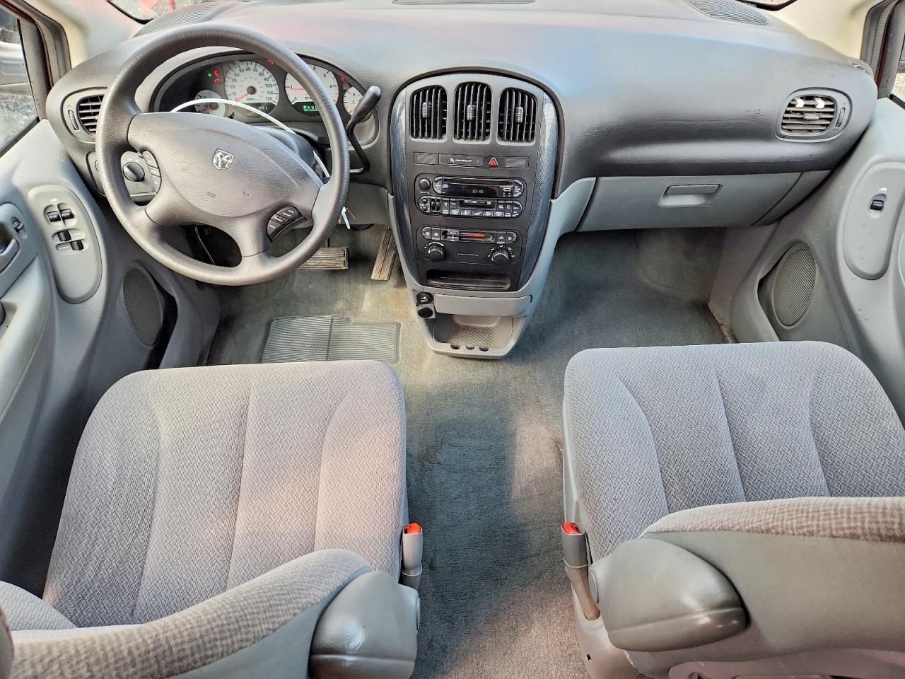 2007 Dodge Caravan Sxt Red vin: 1D4GP45R47B100144
