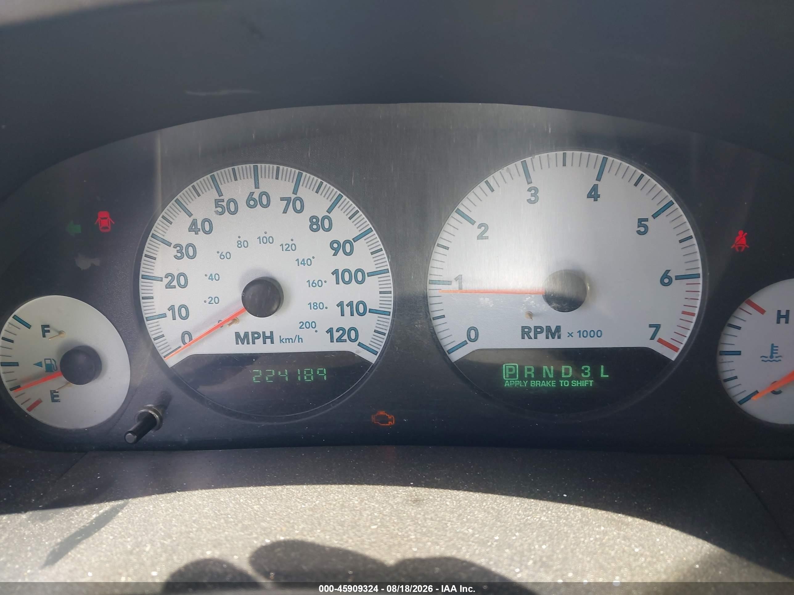 2005 Dodge Caravan Sxt Dark Blue vin: 1D4GP45R65B150539