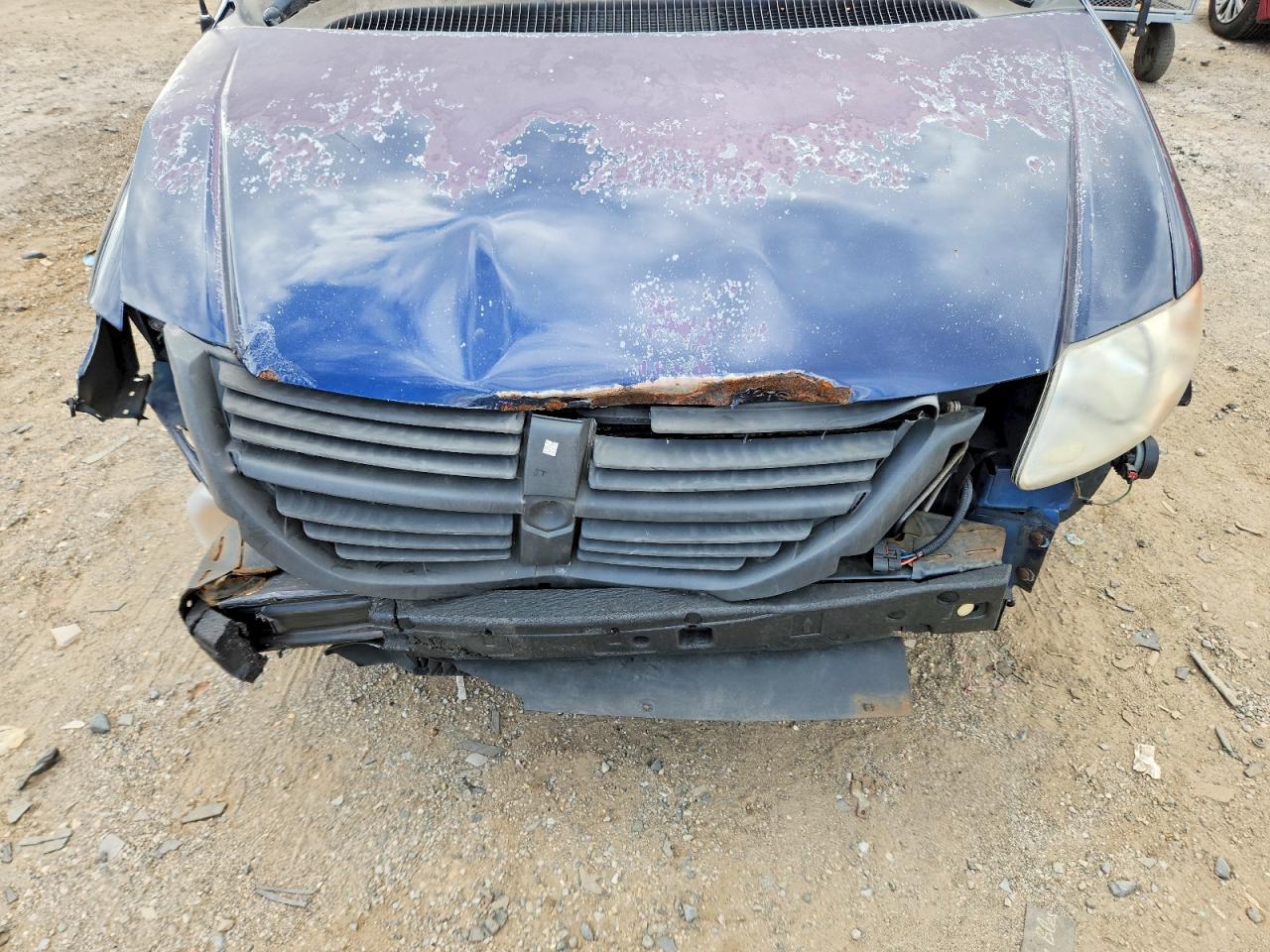 2006 Dodge Caravan Sxt Blue vin: 1D4GP45R66B667177