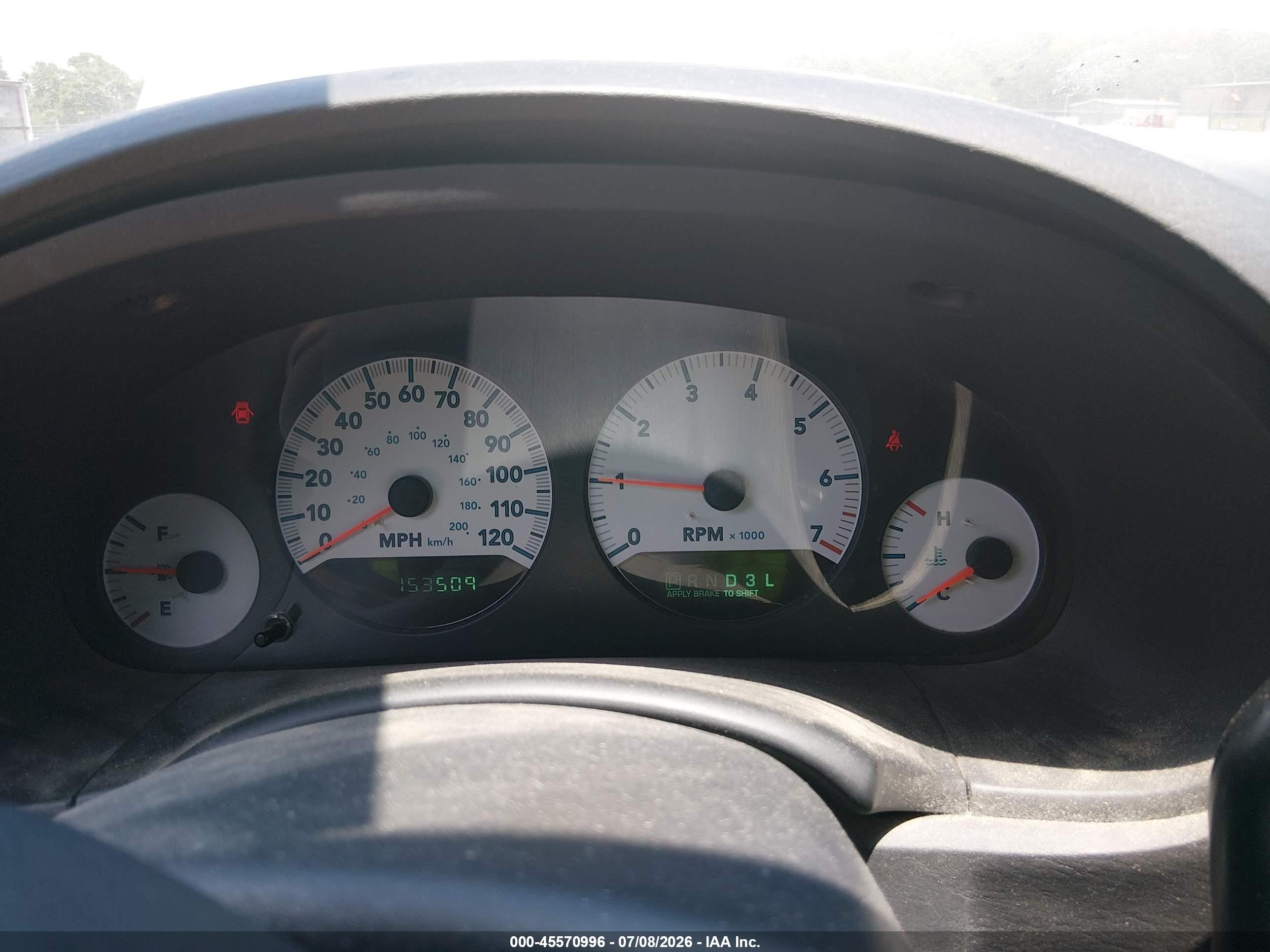 2006 Dodge Caravan Sxt Серебряный vin: 1D4GP45R66B737633