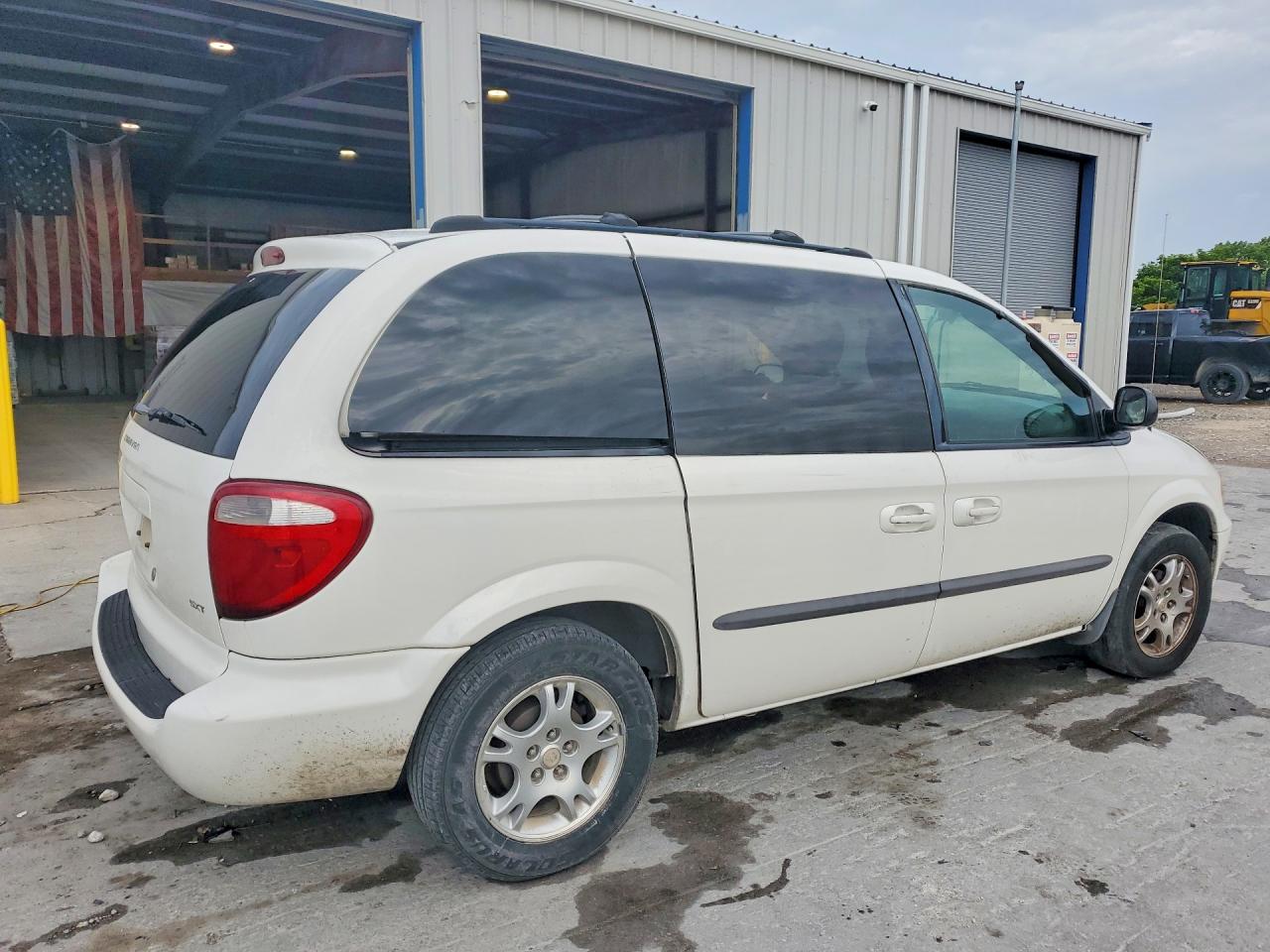 2004 Dodge Caravan Sxt White vin: 1D4GP45R74B527510