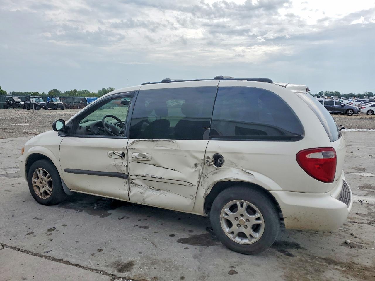 2004 Dodge Caravan Sxt White vin: 1D4GP45R74B527510