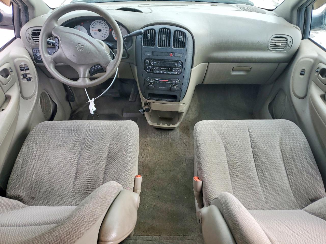 2004 Dodge Caravan Sxt White vin: 1D4GP45R74B527510
