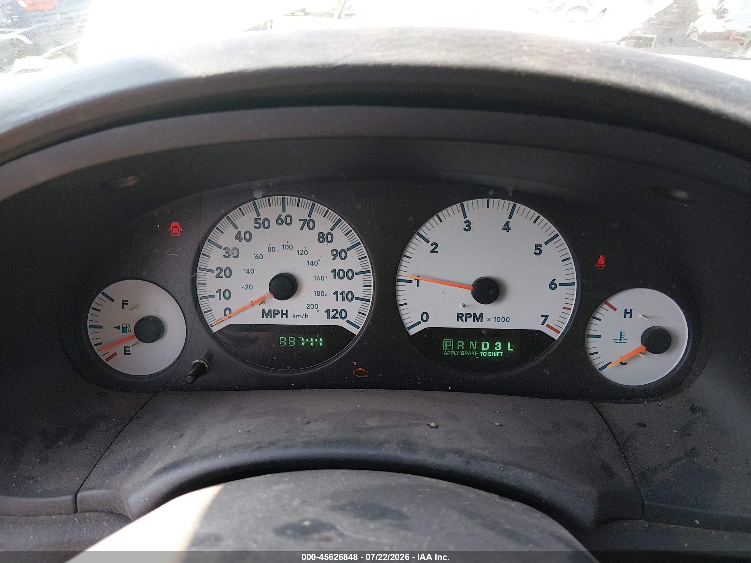 2006 Dodge Caravan Sxt Silver vin: 1D4GP45R76B501444