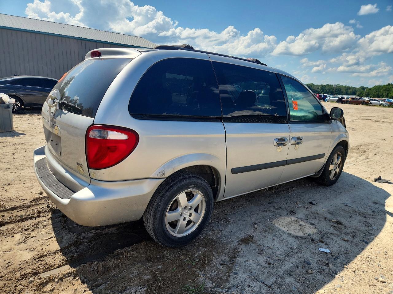 2006 Dodge Caravan Sxt Silver vin: 1D4GP45R76B629201